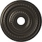 Ekena Millwork Cole PVC Ceiling Medallion (Fits Canopies up to 5 1/8"), Metallic Charcoal, 19"OD x 3 1/2"ID x 1"P CMP19COCCH - alternate 1